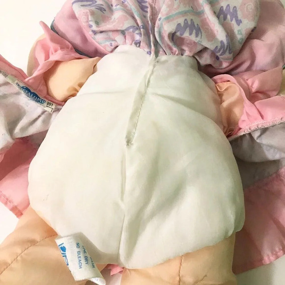 Vintage 1992 Puffalump Kid Girl Blonde Hair Pink Outfit 15 Inch Doll TLC - Picture 11 of 16